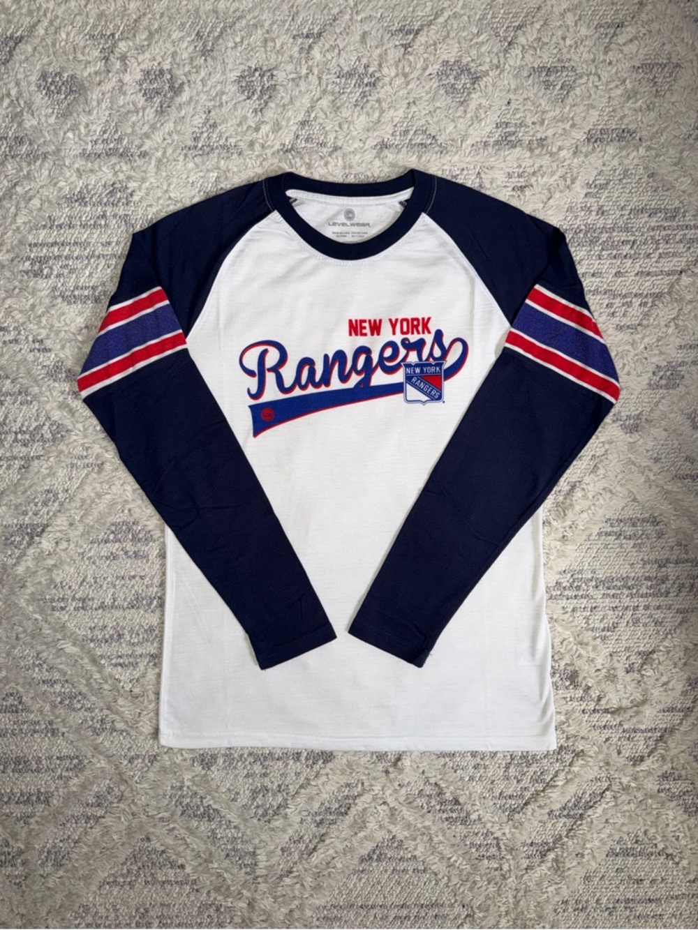 New York Rangers Long Sleeve Raglan Tee